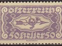 Austria - 1922 - Arrow - 50 - Violet - Arrow - Scott QE8 - 0